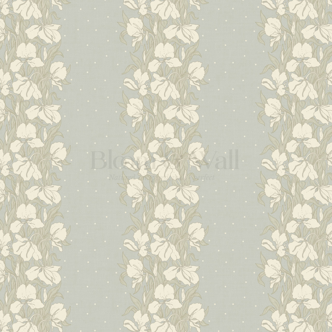 Avianna Ginger Lilies Duck Egg Wallpaper