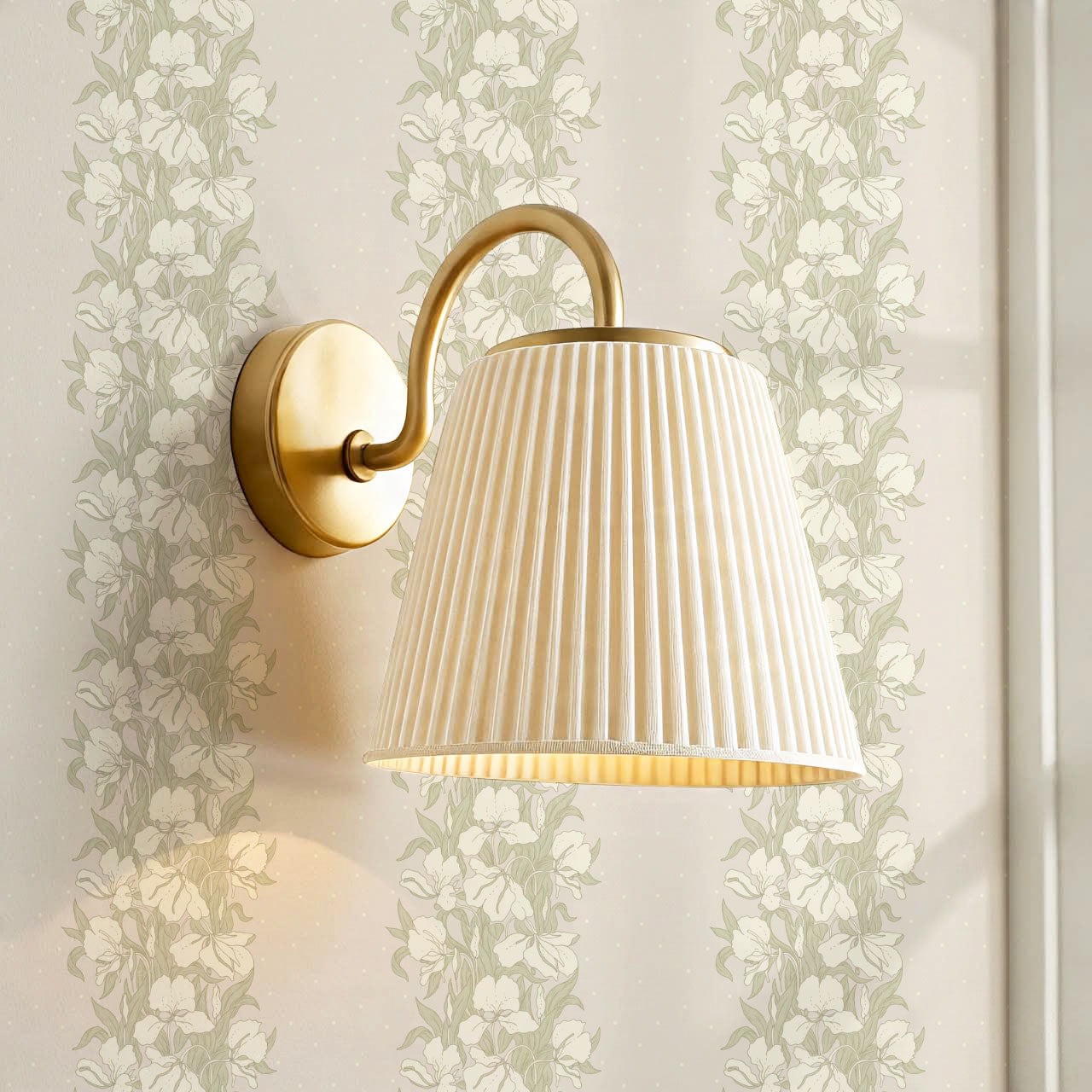 Avianna Ginger Lilies Pearl Pink Wallpaper