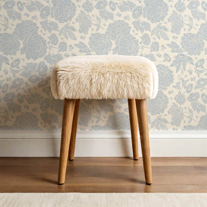 Axelle Petunias & Peonies Butter Sky Wallpaper
