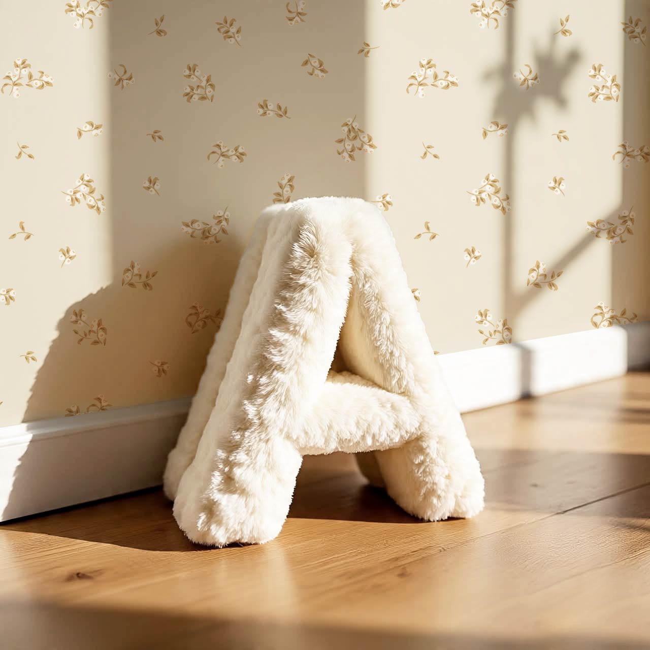 Ayla Delicate Berries Neutral Wallpaper