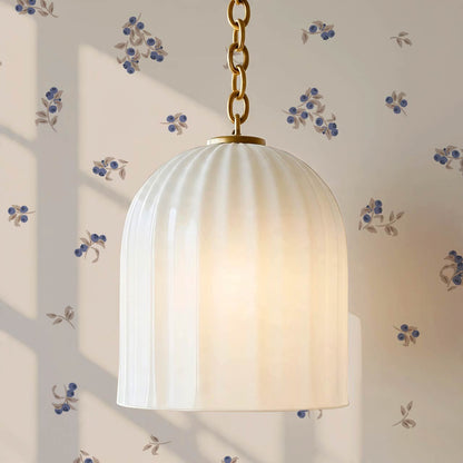 Ayla Delicate Berries Taupe Blue Wallpaper