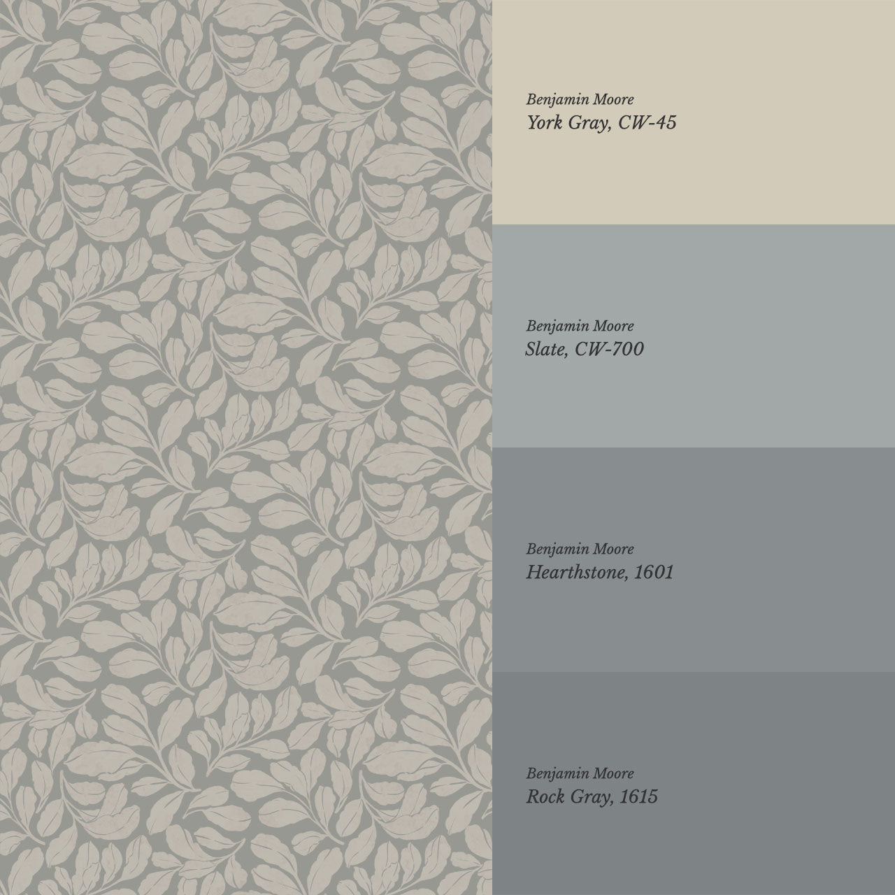 Bailey Elmwood Stone Wallpaper