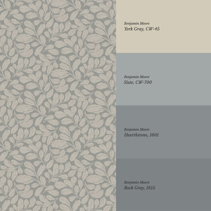 Bailey Elmwood Stone Wallpaper