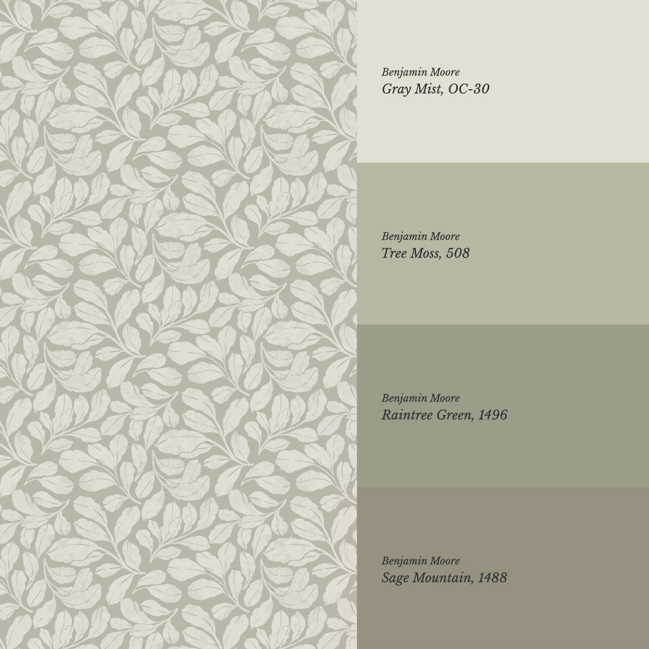 Bailey Elmwood Oat Stone Wallpaper