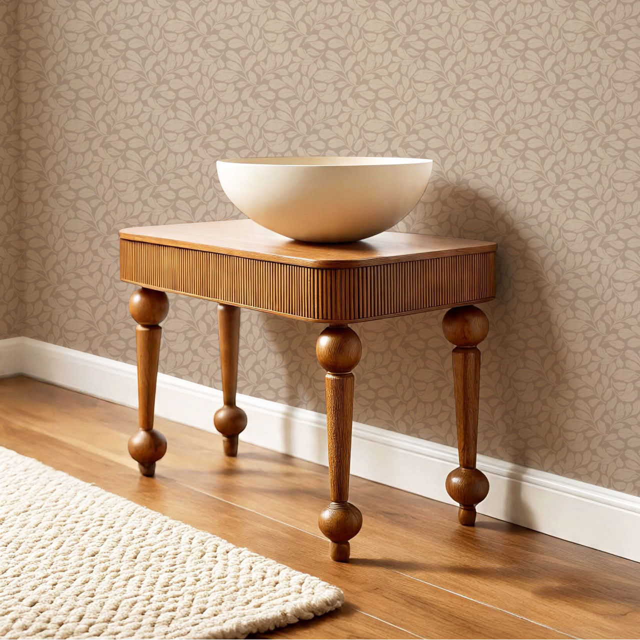 Bailey Elmwood Dusty Mauve Wallpaper