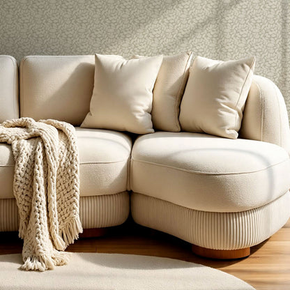 Bailey Elmwood Oat Stone Wallpaper