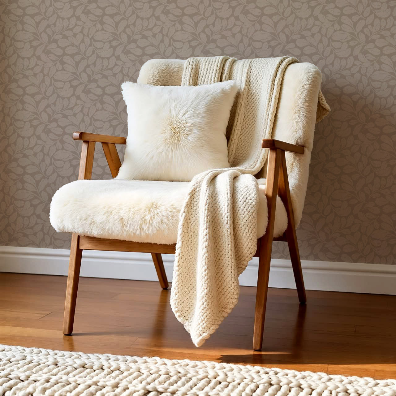 Bailey Elmwood Dusty Mauve Wallpaper