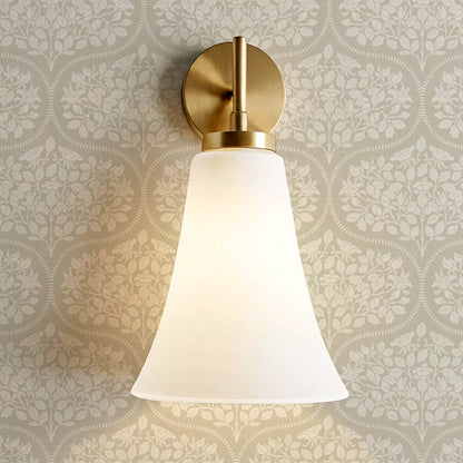 Beatrise Rosebud Ogee Stone Wallpaper