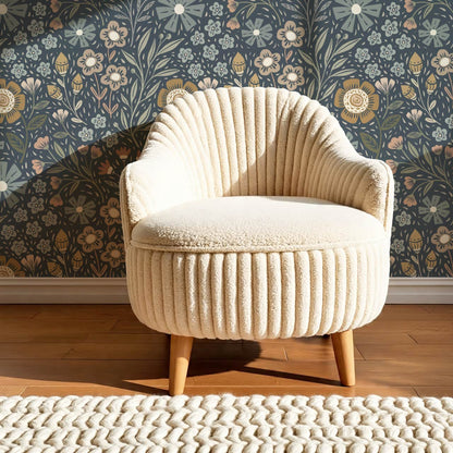 Belinda Florals Deep Sea Earth Wallpaper