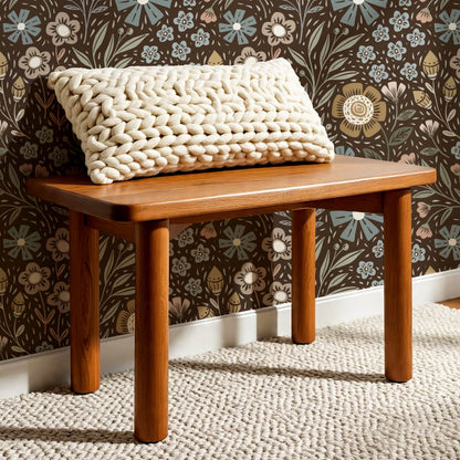 Belinda Florals Wet Clay Earth Wallpaper