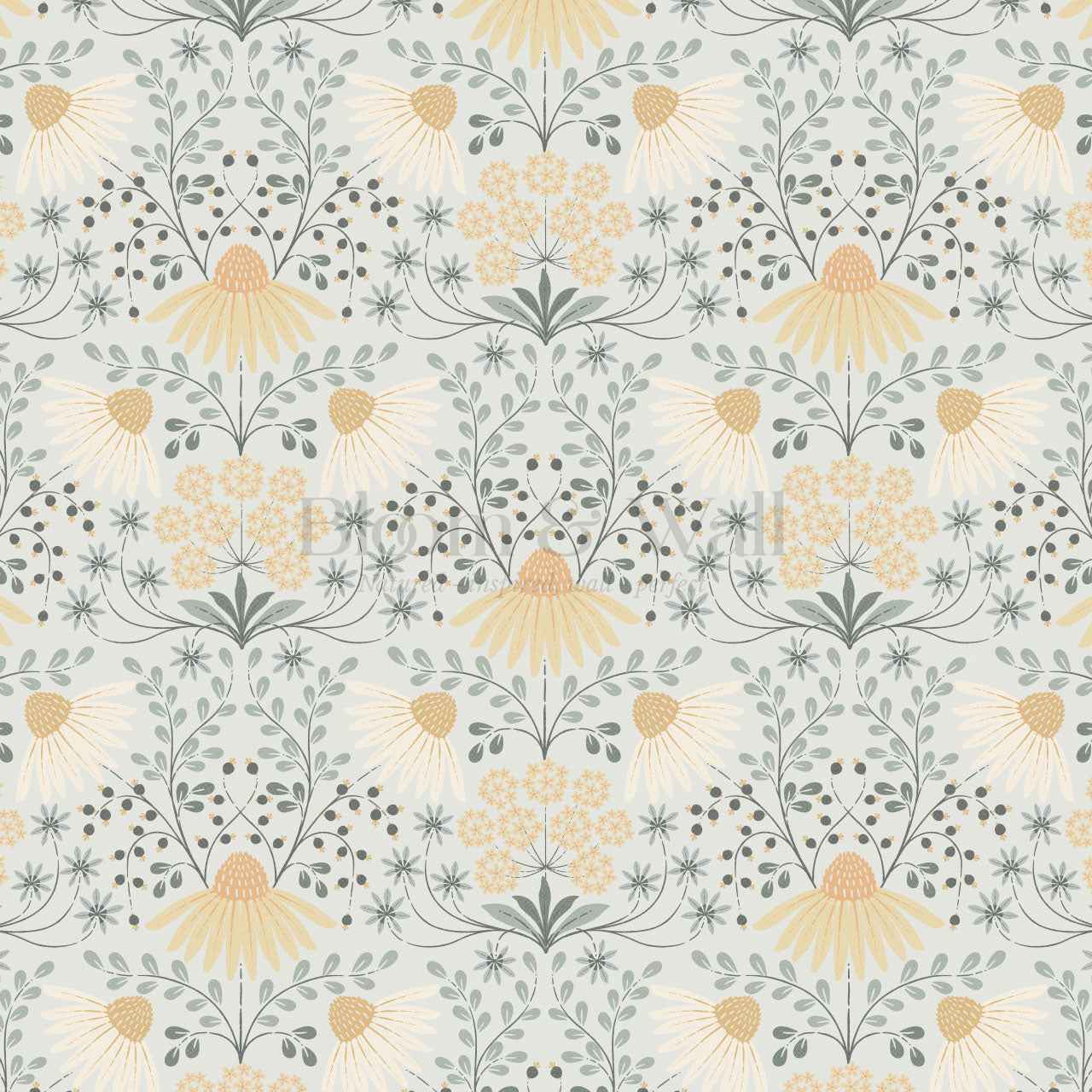 Belle Daisy Garden Sky Wallpaper