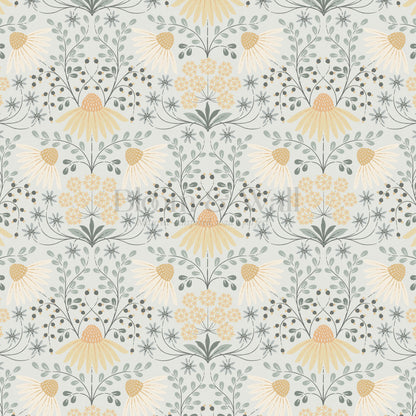 Belle Daisy Garden Sky Wallpaper