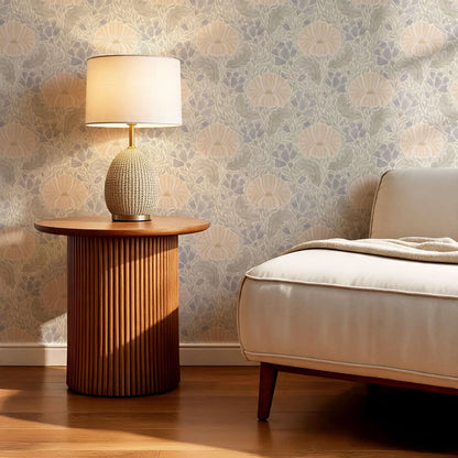 Bernadette Ethereal Poppies Peach Wallpaper