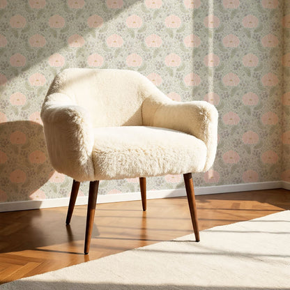 Bernadette Ethereal Poppies Blush Wallpaper