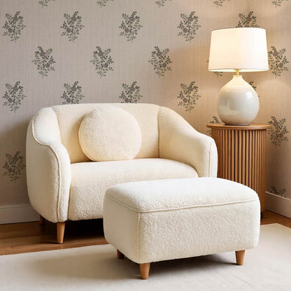 Berta Woodland Bouquet Linen Bone Forest Plum Wallpaper