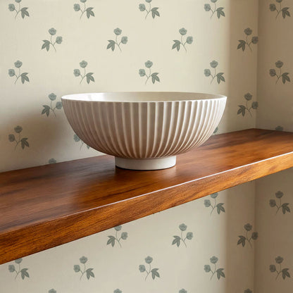Blakely Floral Sprig Butter Sage Wallpaper