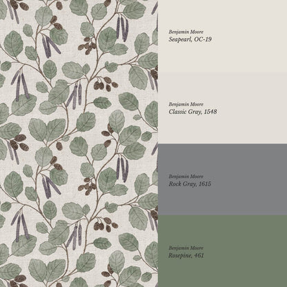 Blanca Wild Alder Forest Plum Bone Wallpaper