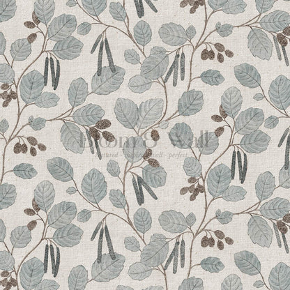 Blanca Wild Alder Gray Slate Bone Wallpaper