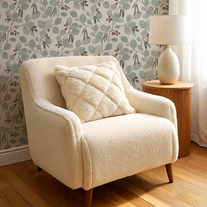 Blanca Wild Alder Gray Slate Bone Wallpaper