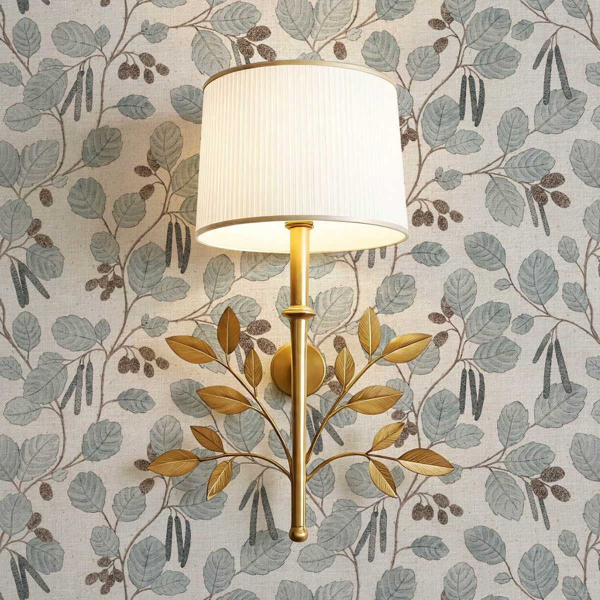 Blanca Wild Alder Gray Slate Bone Wallpaper