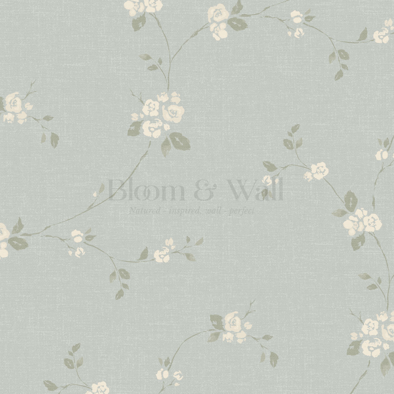 Brielle Rosalie Vines Seasalt Wallpaper