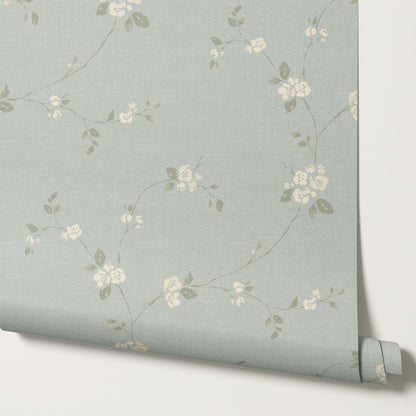 Brielle Rosalie Vines Seasalt Wallpaper