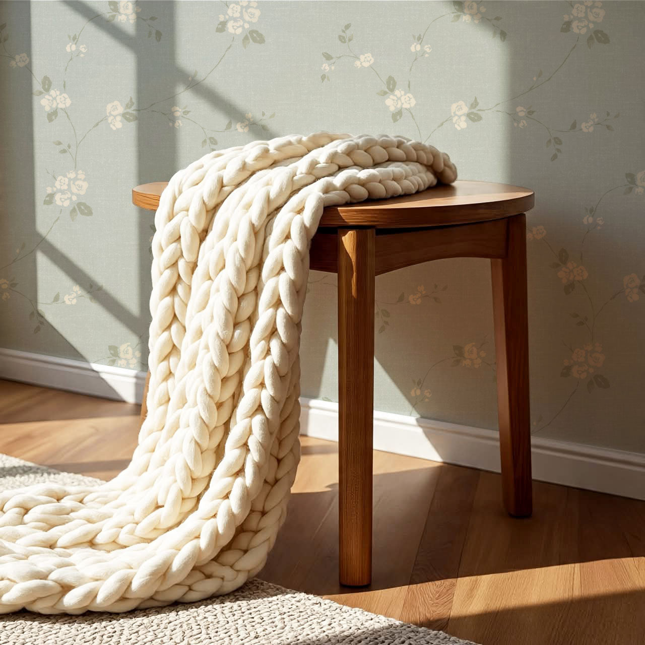 Brielle Rosalie Vines Seasalt Wallpaper