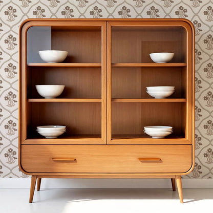 Brigida Garden Weave Pale Oak Brown Wallpaper