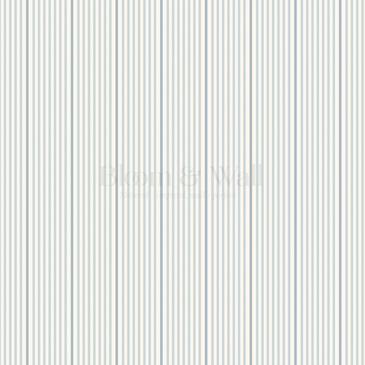 Brooklyn Thin Pin Stripe Blue Wallpaper