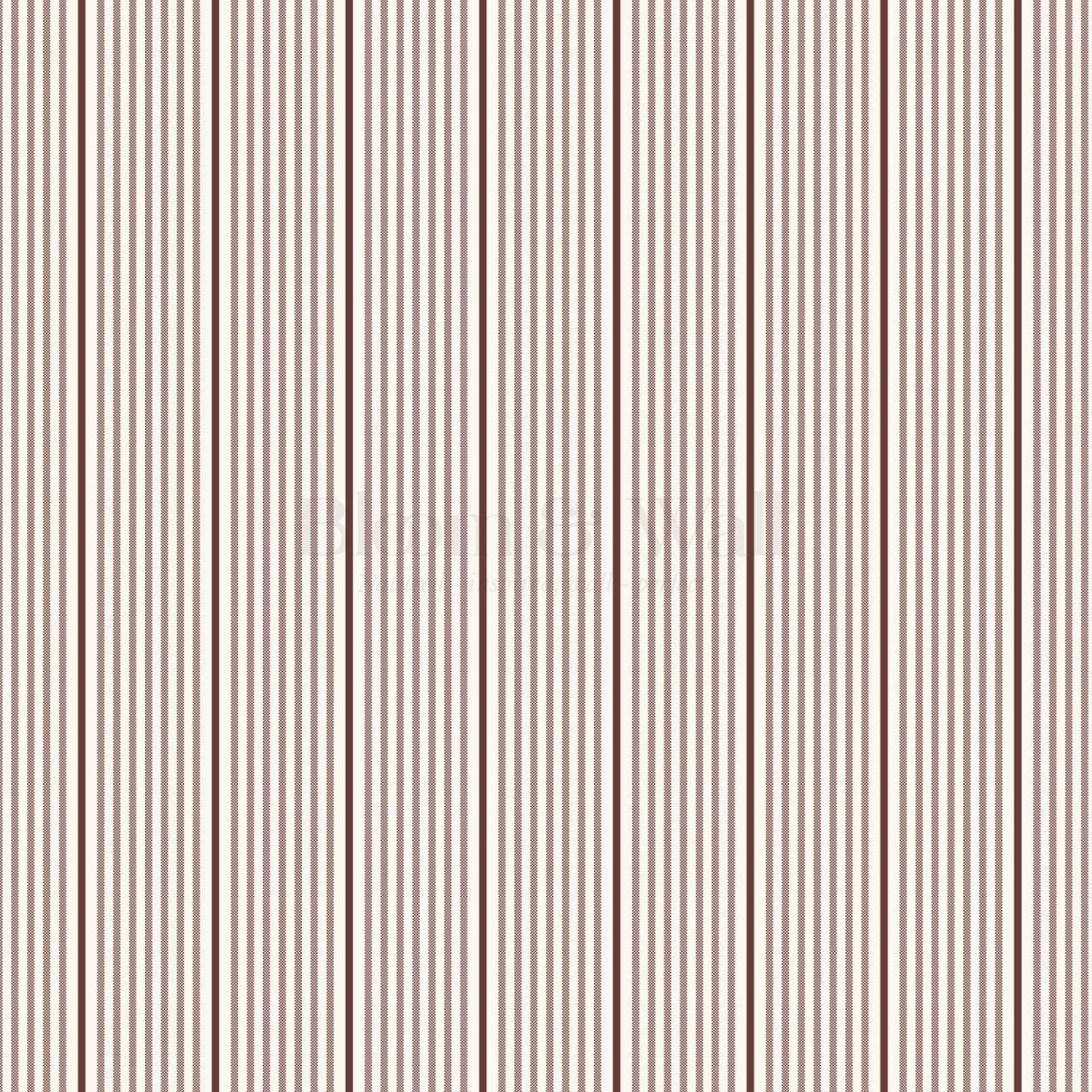 Brooklyn Thin Pin Stripe Burgundy Wallpaper