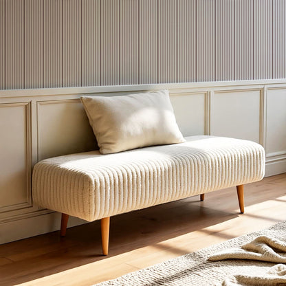 Brooklyn Thin Pin Stripe Cinnamon Slate Wallpaper