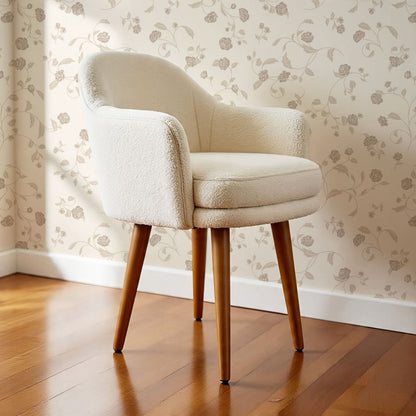 Bella Roses Neutral Wallpaper