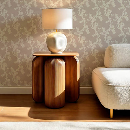 Buria Trailling Acorn Stone Bone Wallpaper
