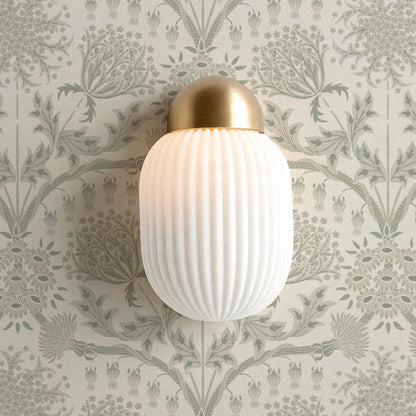 Caitronia Large Wildflowers Ivory Dry Sage Wallpaper