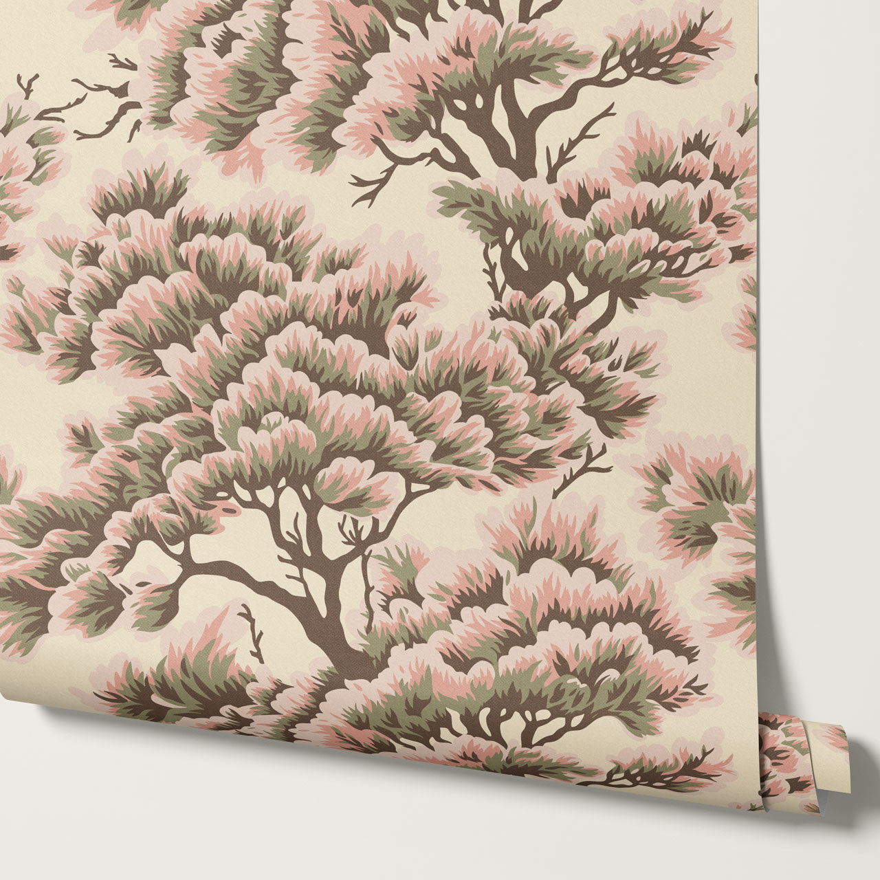 Sutton Umbria Woods Soft Pink Wallpaper
