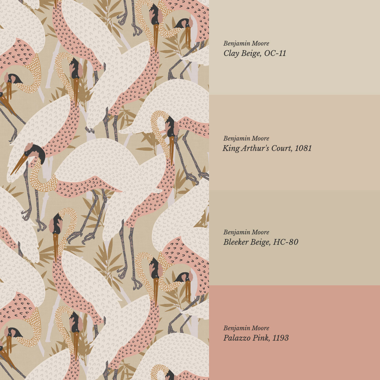 Callie Herons Blush Beige Wallpaper
