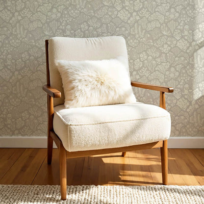 Caroline Layered Wildflowers Clay Wallpaper
