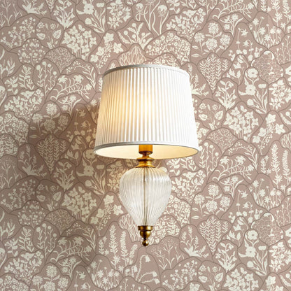 Caroline Layered Wildflowers Sedona Sand Wallpaper