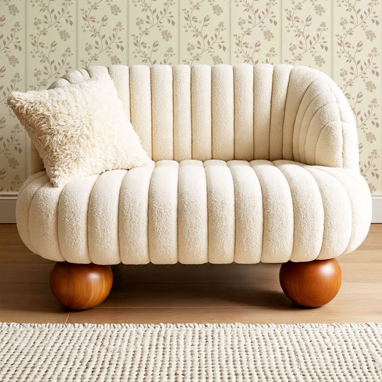 Cataleya Trailing Stripes Rose Dust Wallpaper
