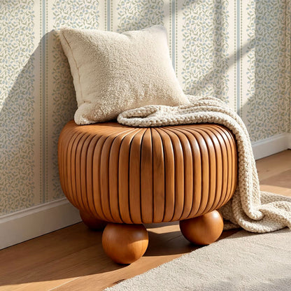 Catherine Vine Stripes Blue Sage Wallpaper
