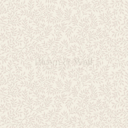 Cecilia Laurel Vines Beige Wallpaper