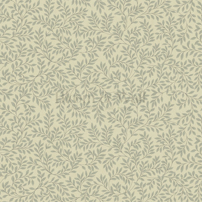 Cecilia Laurel Vines Gold Sage Wallpaper