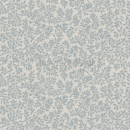Cecilia Laurel Vines French Blue Wallpaper