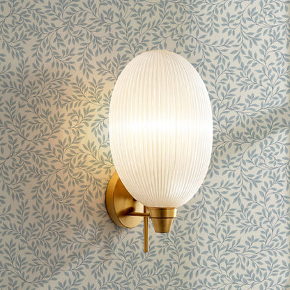 Cecilia Laurel Vines French Blue Wallpaper