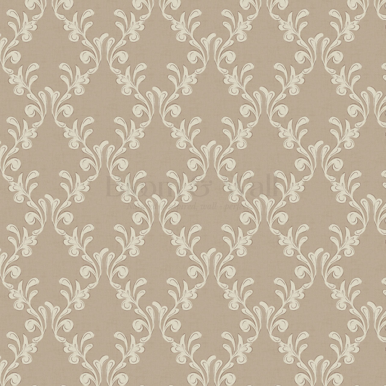 Celine Ogee Vines Beige Wallpaper