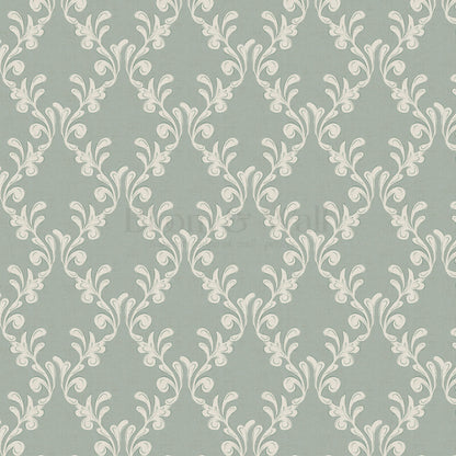 Celine Ogee Vines Silver Sage Wallpaper