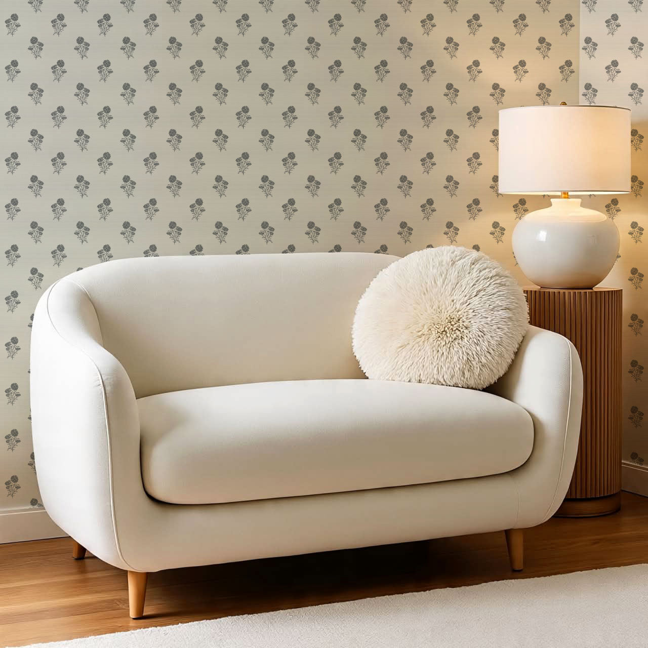 Chamomile Afternoon Tea Slate Wallpaper