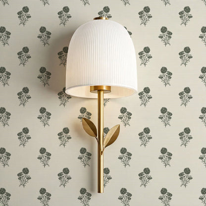 Chamomile Afternoon Tea Sage Wallpaper