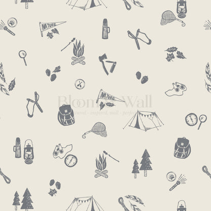 Charlie Camping Trip Slate Wallpaper
