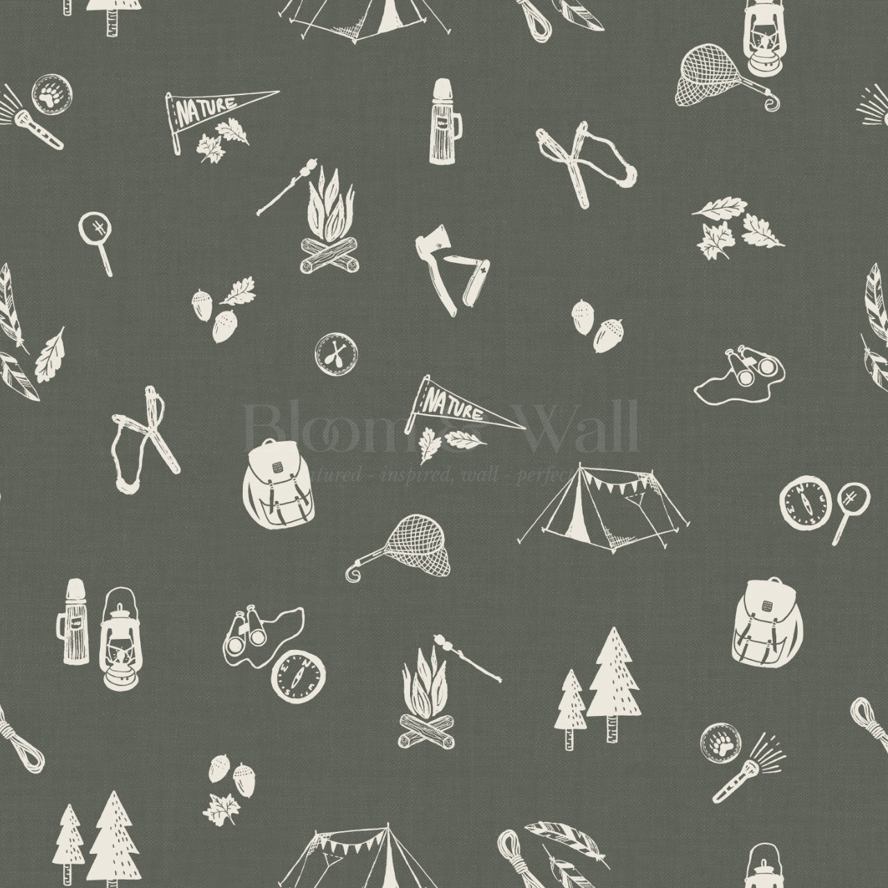 Charlie Camping Trip Forest Wallpaper